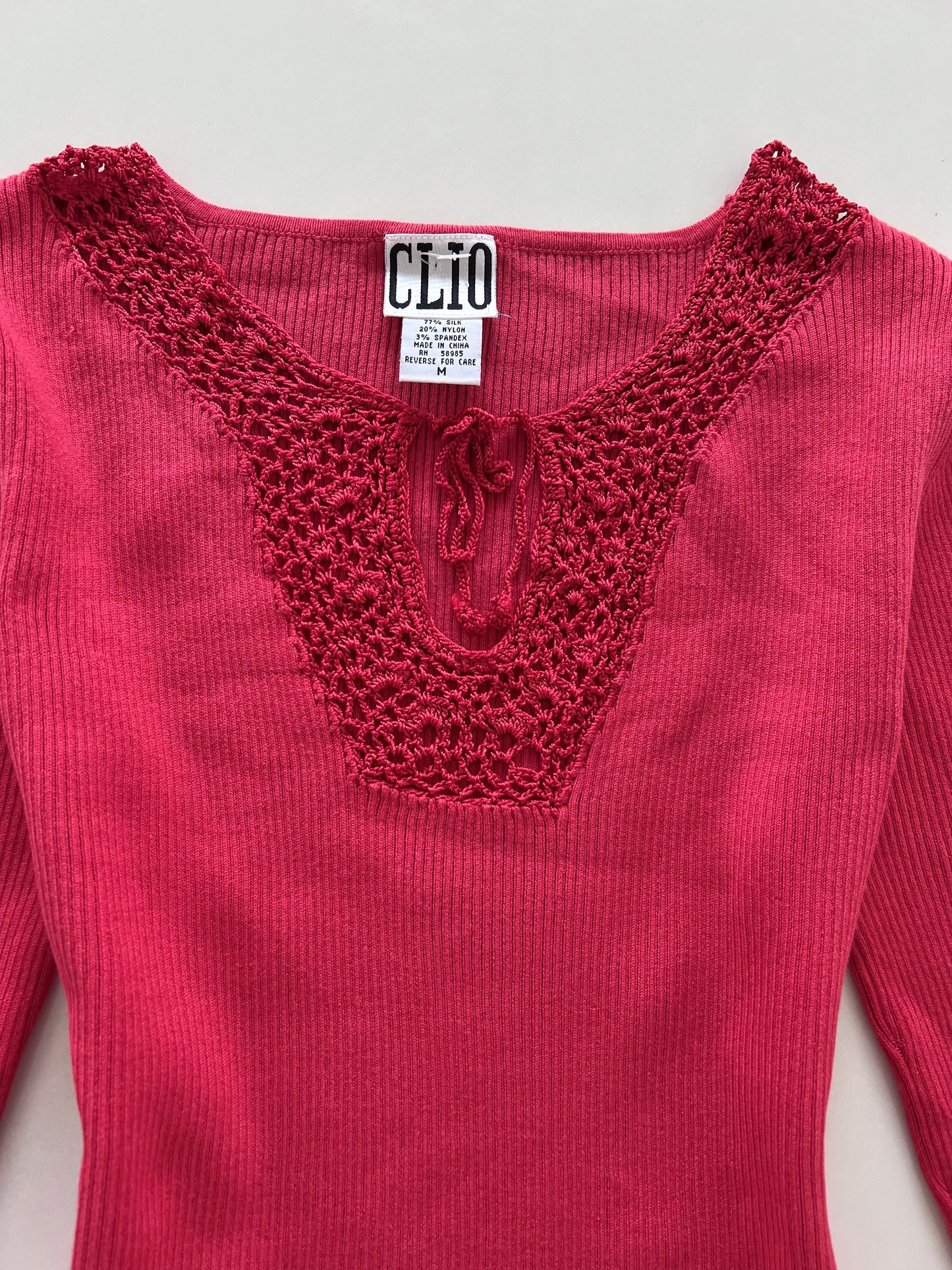 Clio 77% Silk Top-Bust 32 to 34