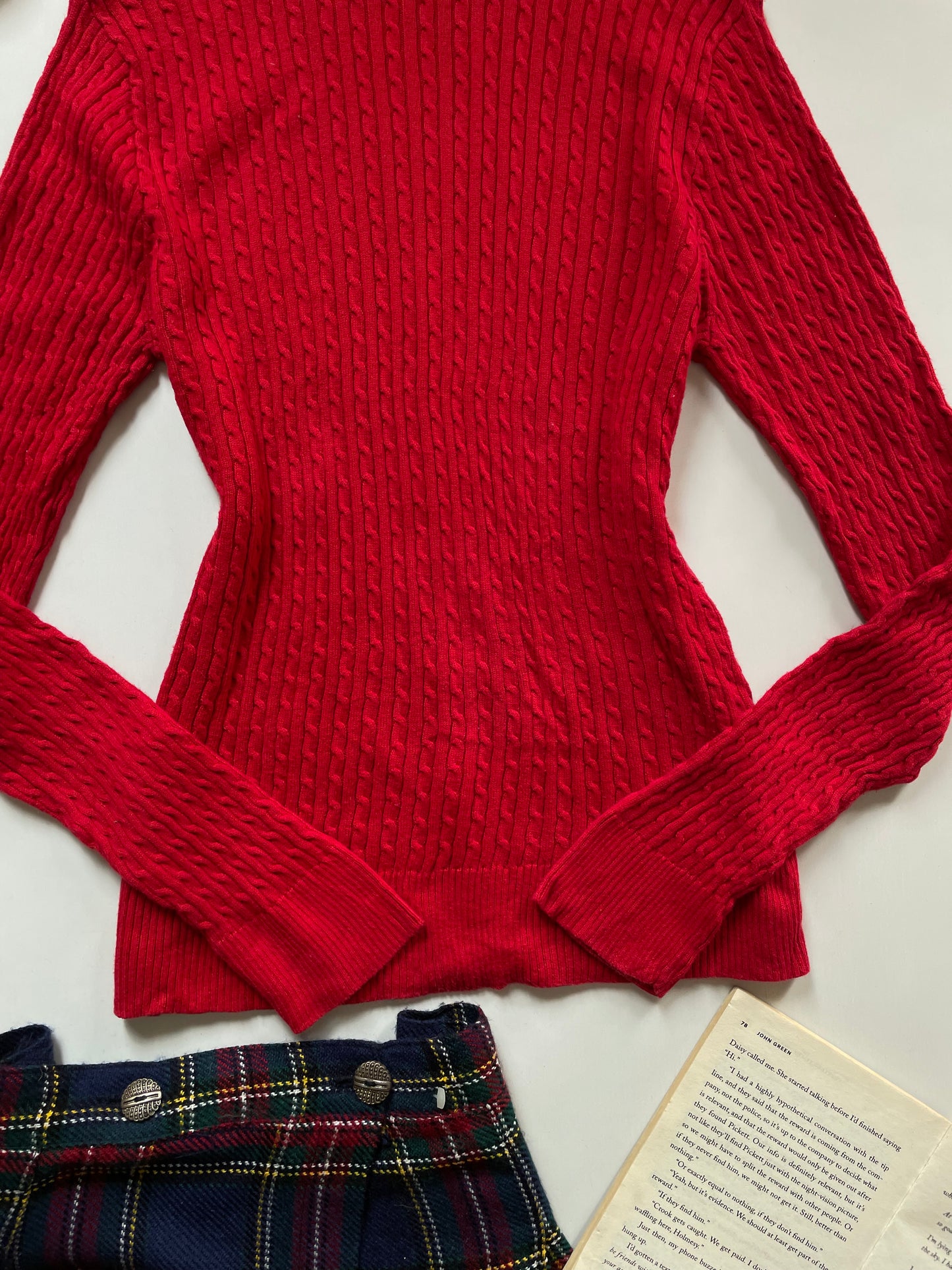 Vintage Cable Knit Sweater-Chest 34 to 36