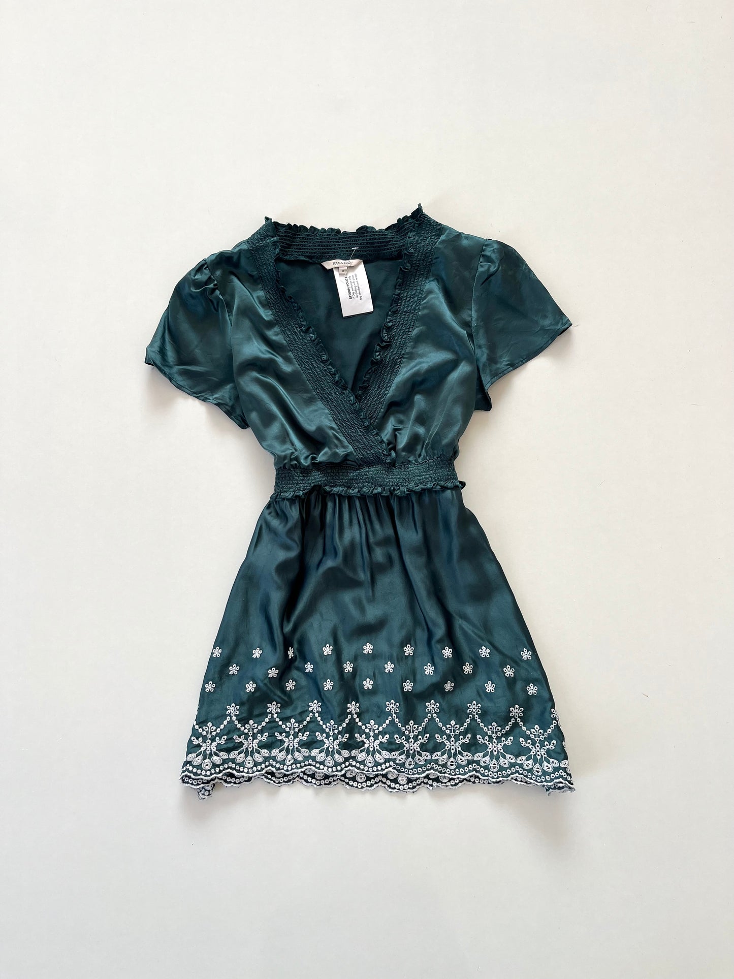 Vintage Embroidered Top-Bust 34