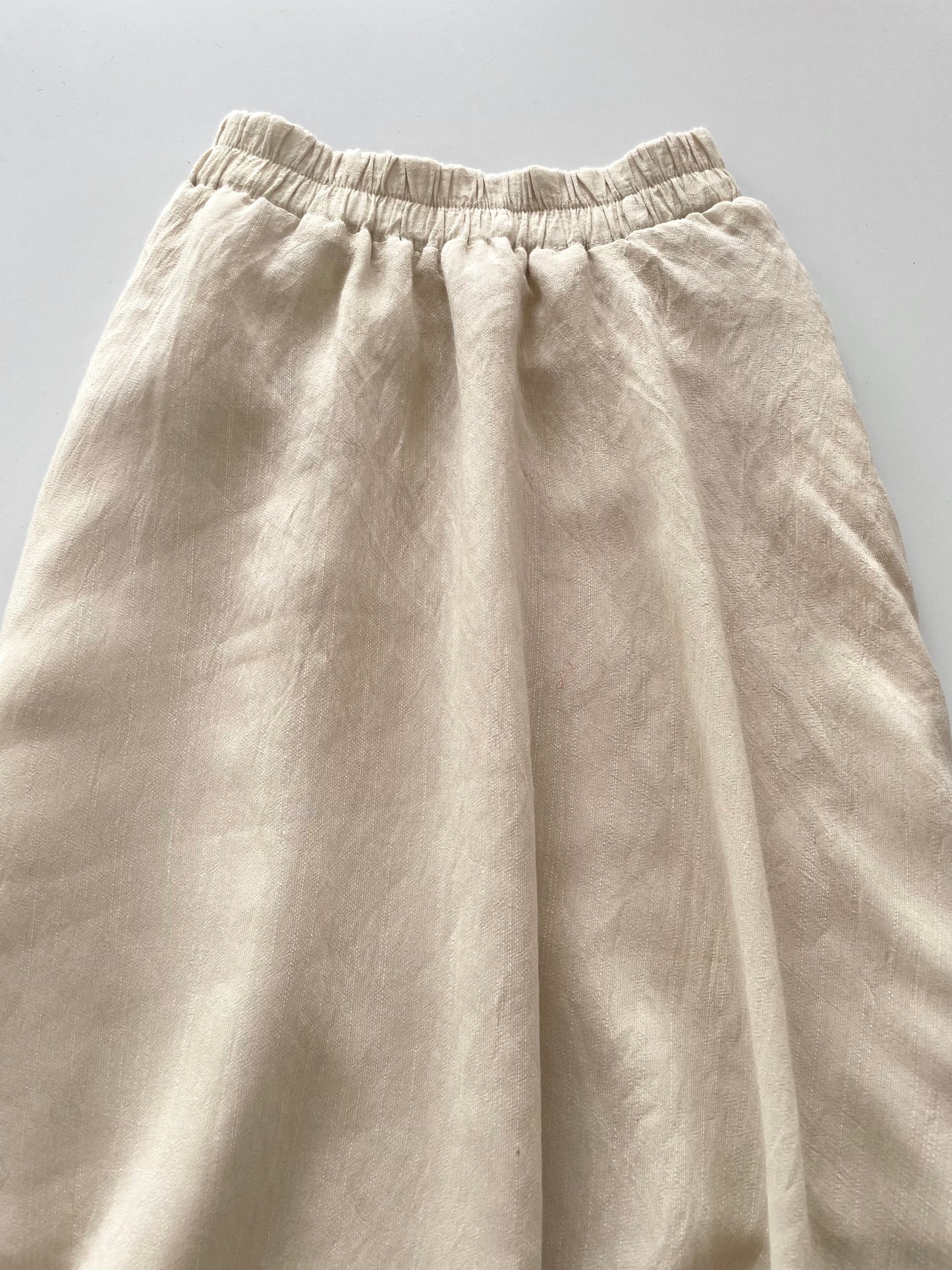 Yuanchuangjid Cream Skirt-Waist 24 to 32