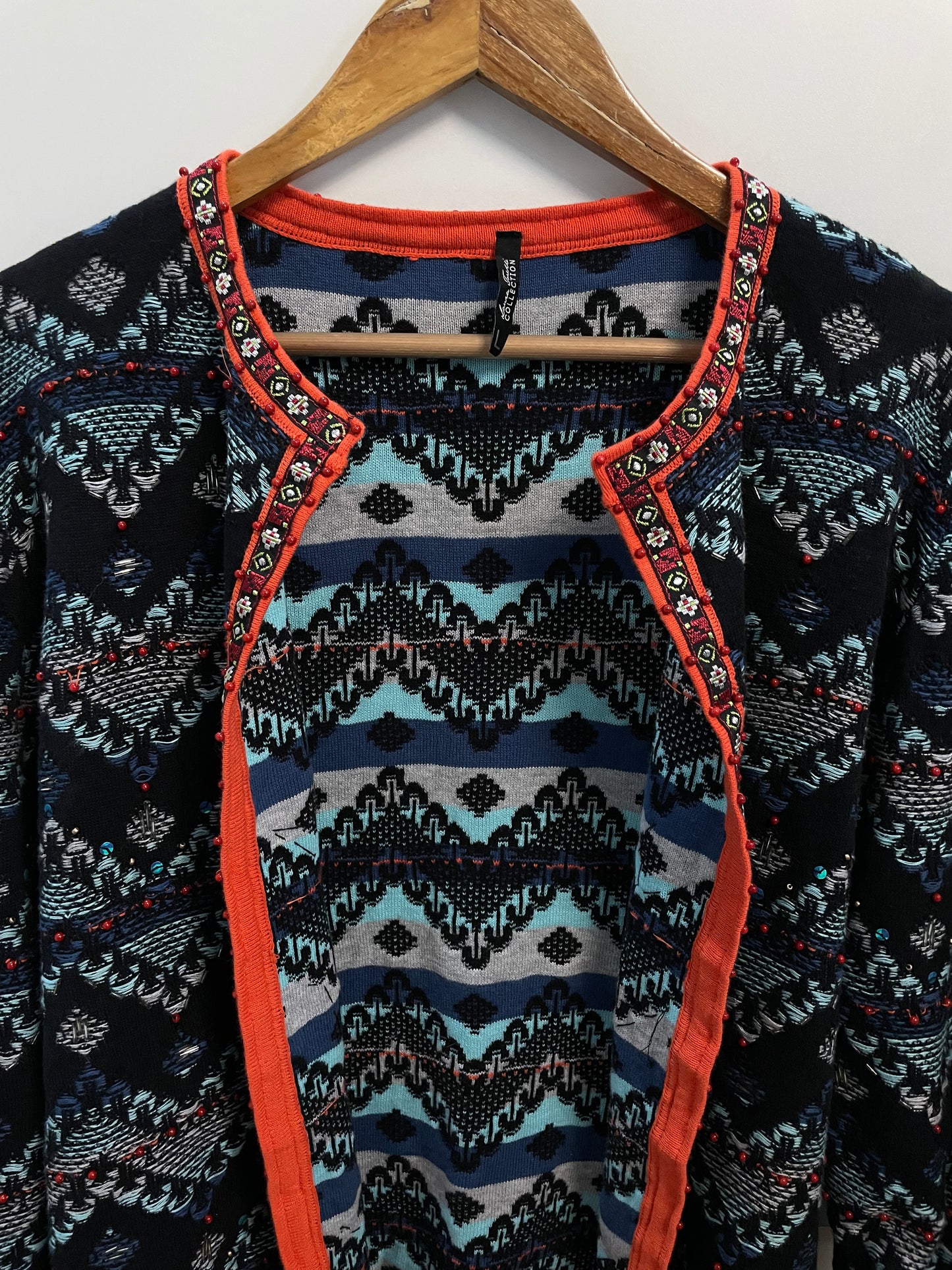Embroidered Vintage Hand-Embroidered Shrug-Bust 38
