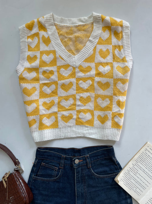 Chunky Sweater Vest-Bust 40