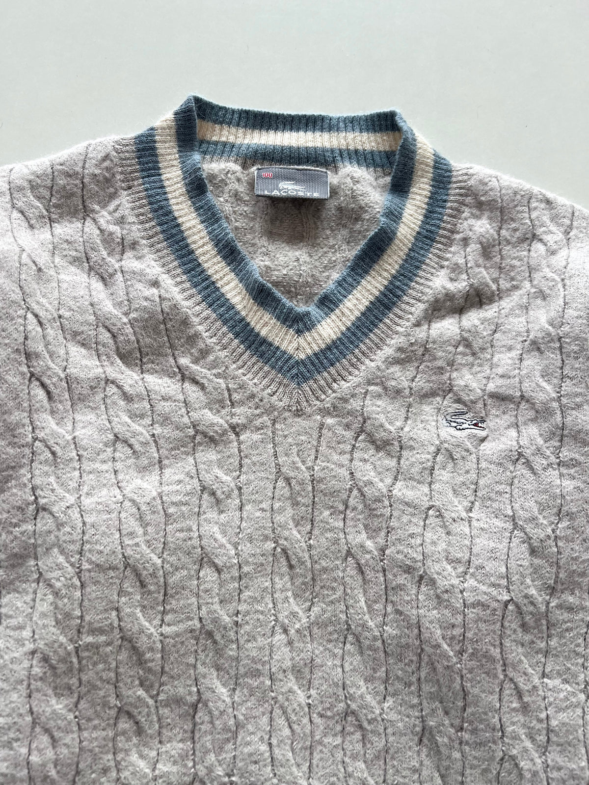 Lacoste 100% Wool Vintage Sweater-Bust 38