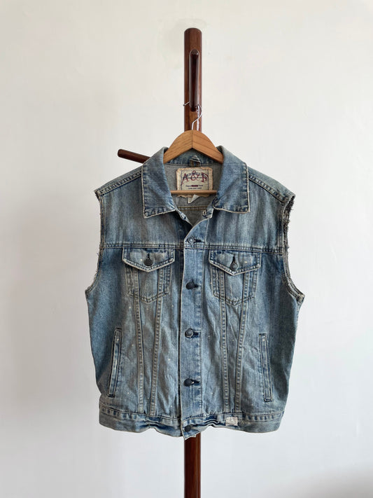 Abercrombie & Fitch Denim Vest-Chest 42