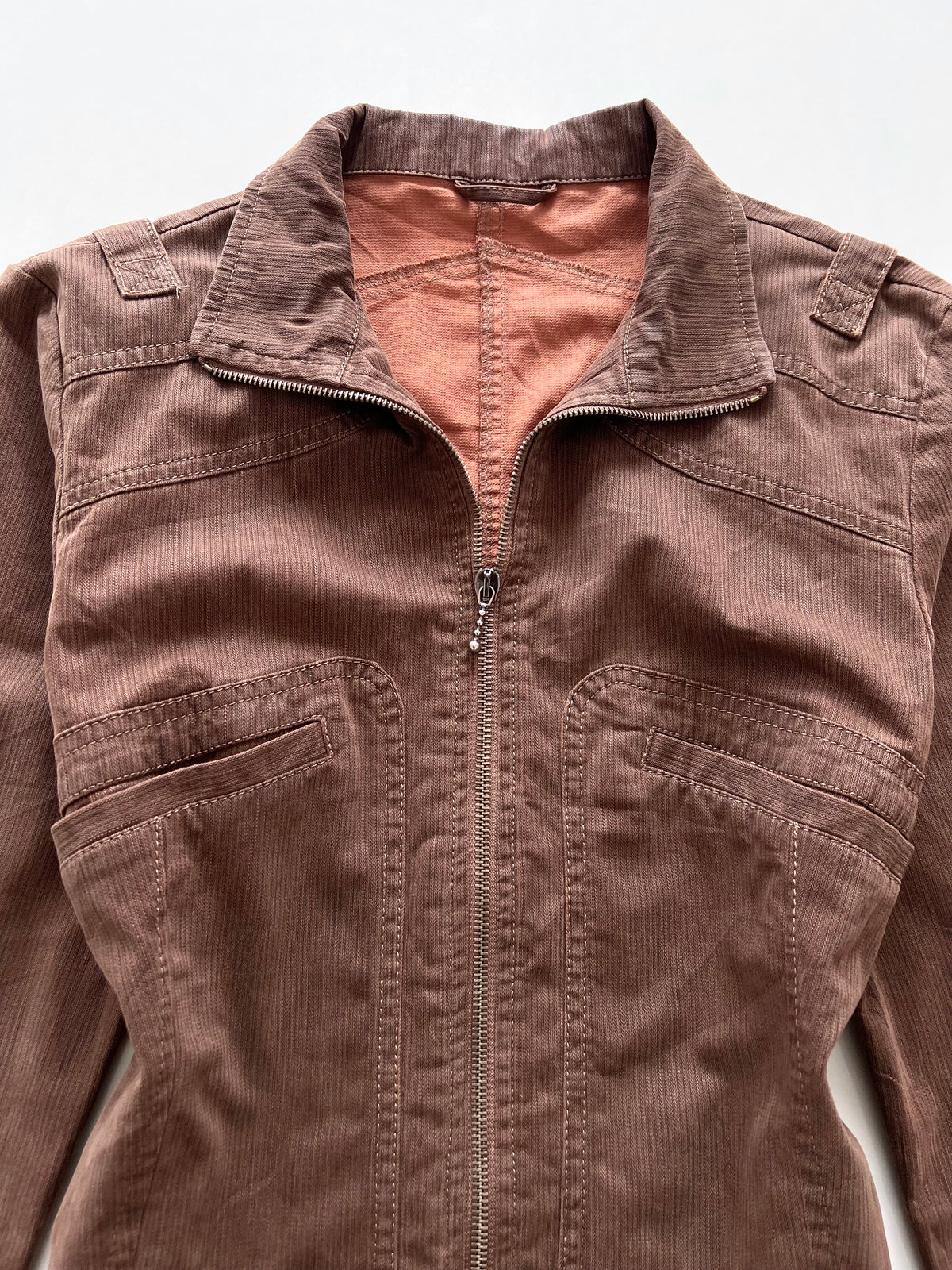 Vanilia Vintage Zip Up Jacket-Bust 38
