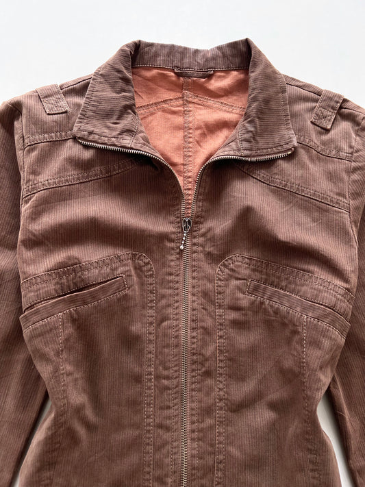 Vanilia Vintage Zip Up Jacket-Bust 38