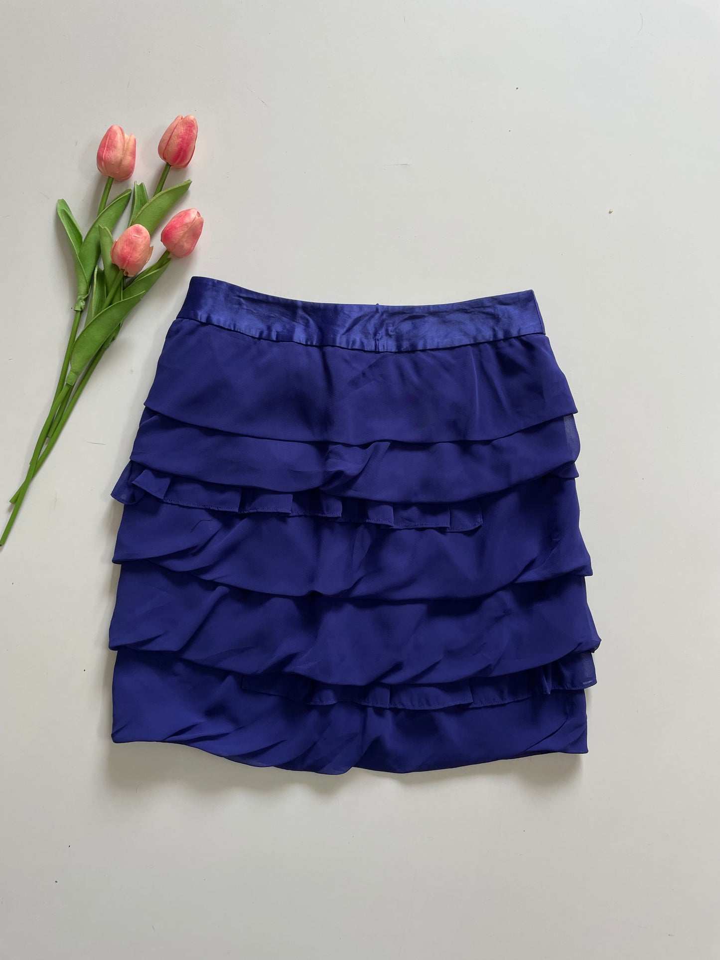 LINE RUFFLE SKIRT - WAIST 26
