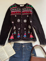 Load image into Gallery viewer, Erika Embroidered Christmas Sweater-Bust 44

