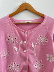 Embroidered Christmas Sweater-Bust 38