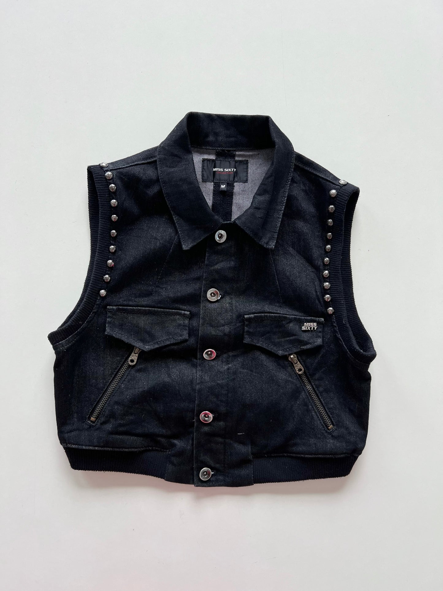 Miss Sixty Vintage Denim Top-Bust 36