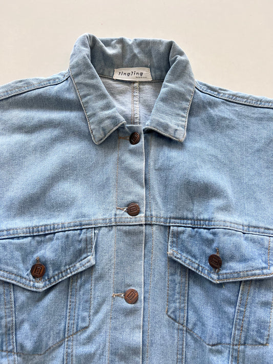 Jing Jing Baggy Denim Jacket-Bust 50