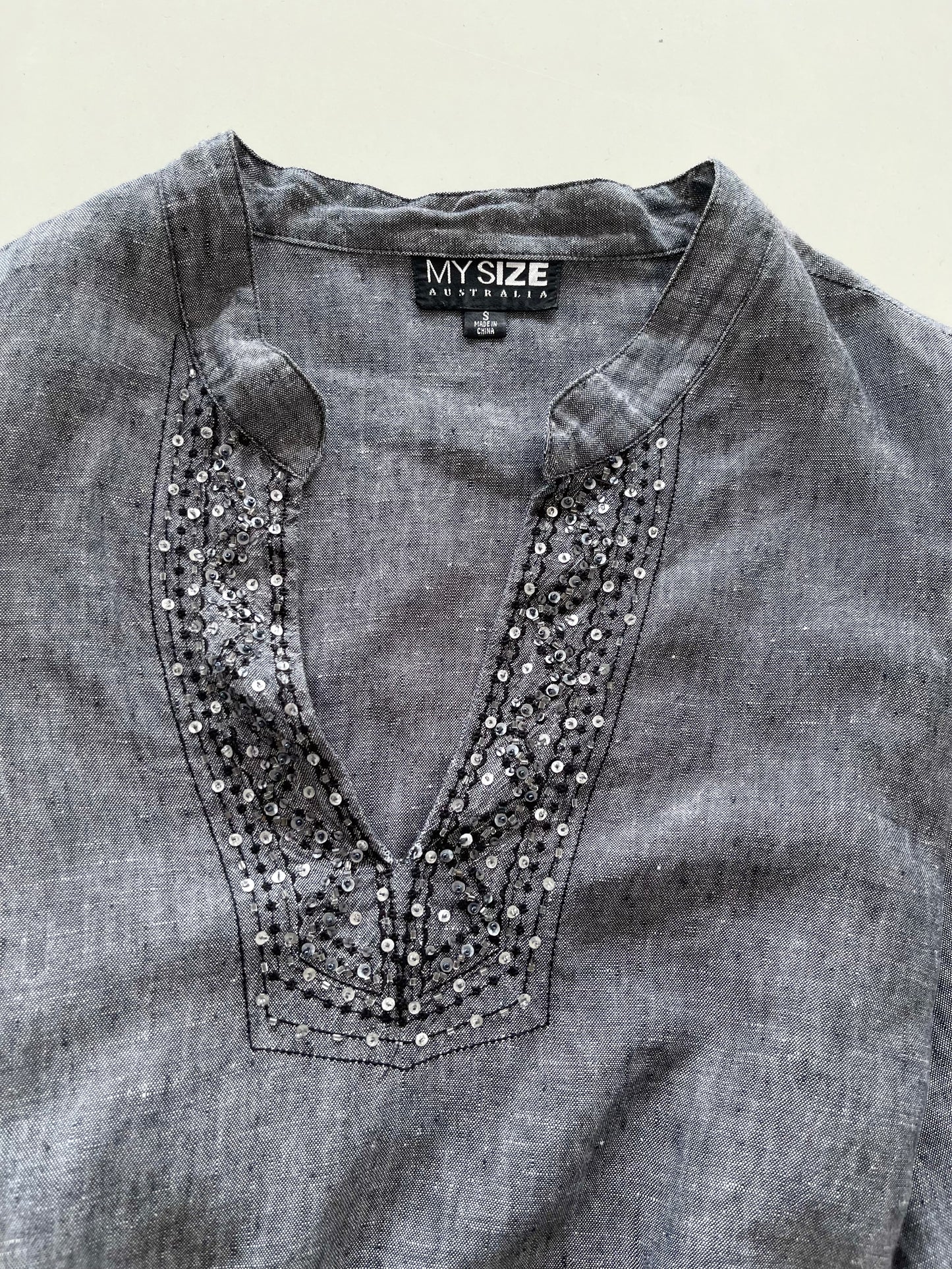 My Size Embroidered Top-Bust 50
