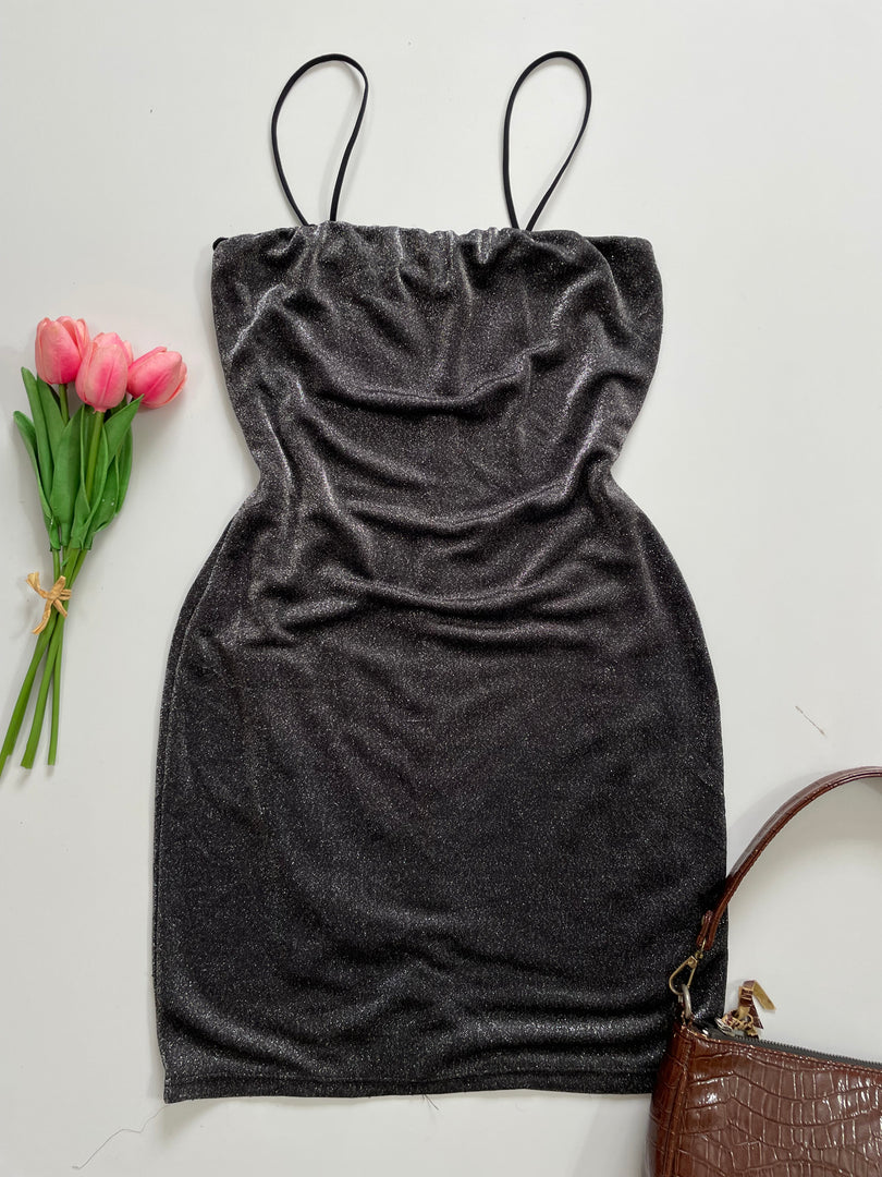 Black Shimmer Dress-Bust 32 to 34