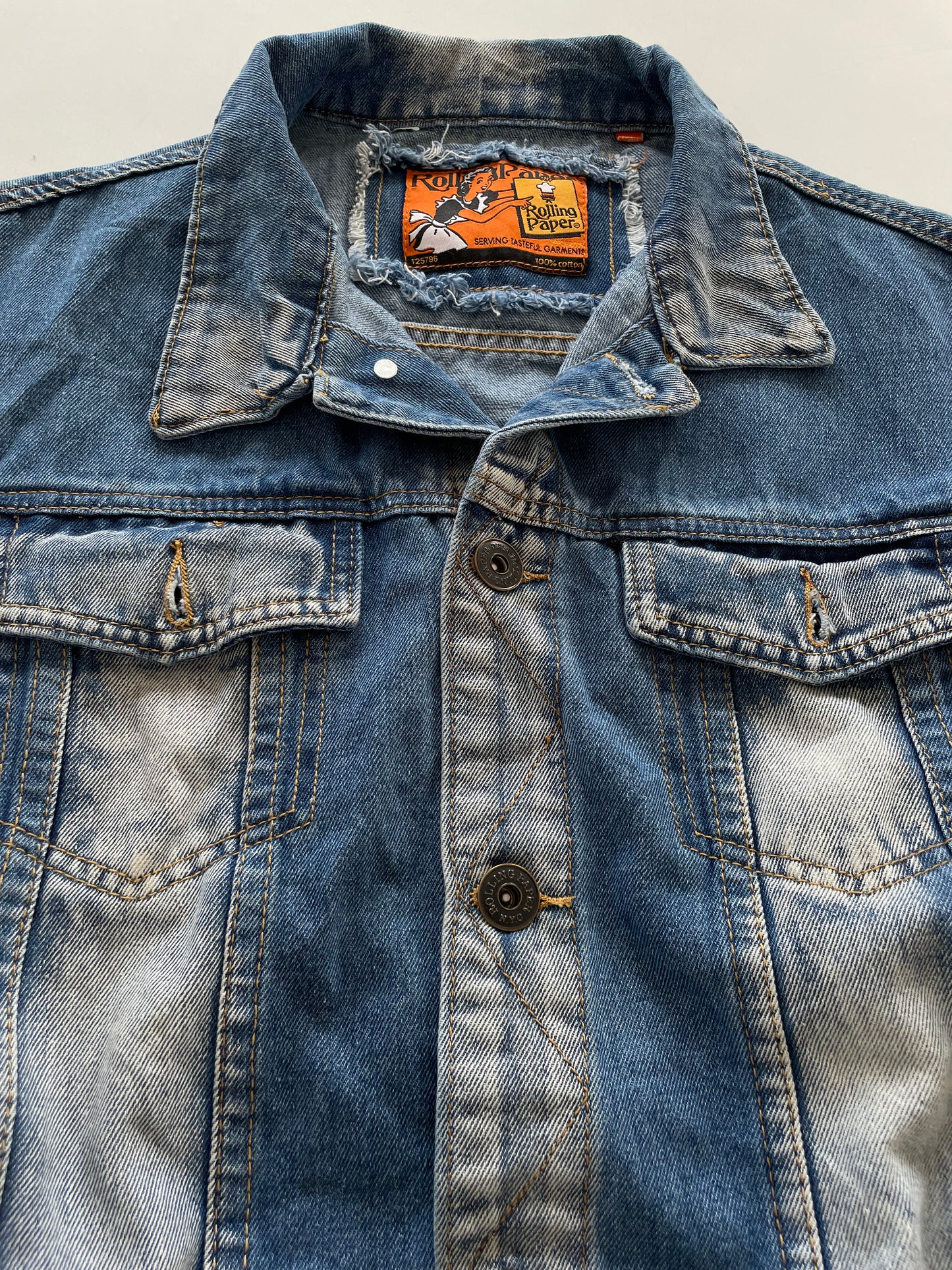 Rolling Paper Denim Top-Bust 42