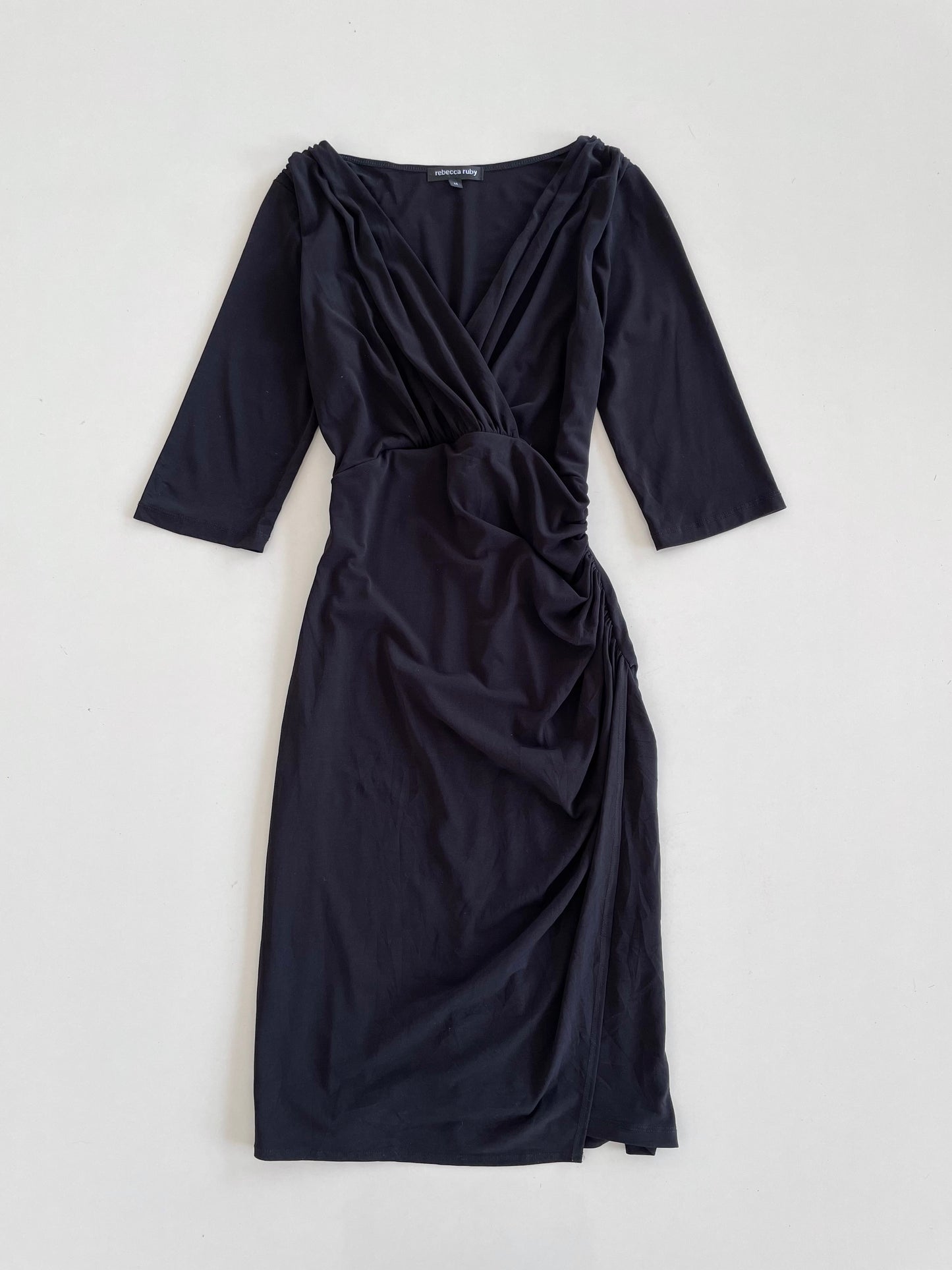 Rebecca Ruby Black Dress-Bust 34 to 36