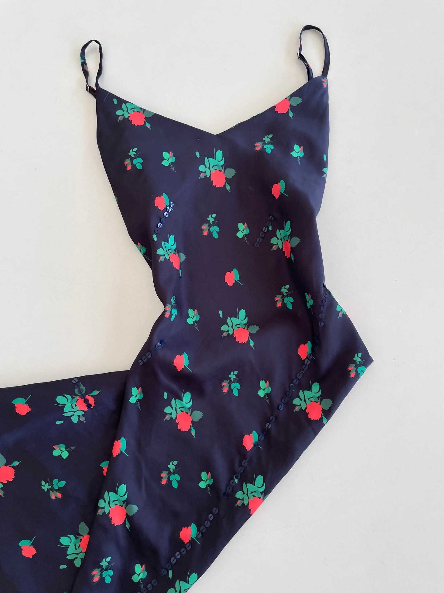 Sequin Satin slip Dress-Bust 34