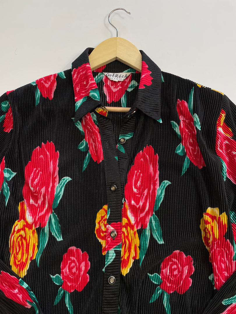 Outdated Shirt Vintage Pleated Shirt-Bust 46 – Outdated