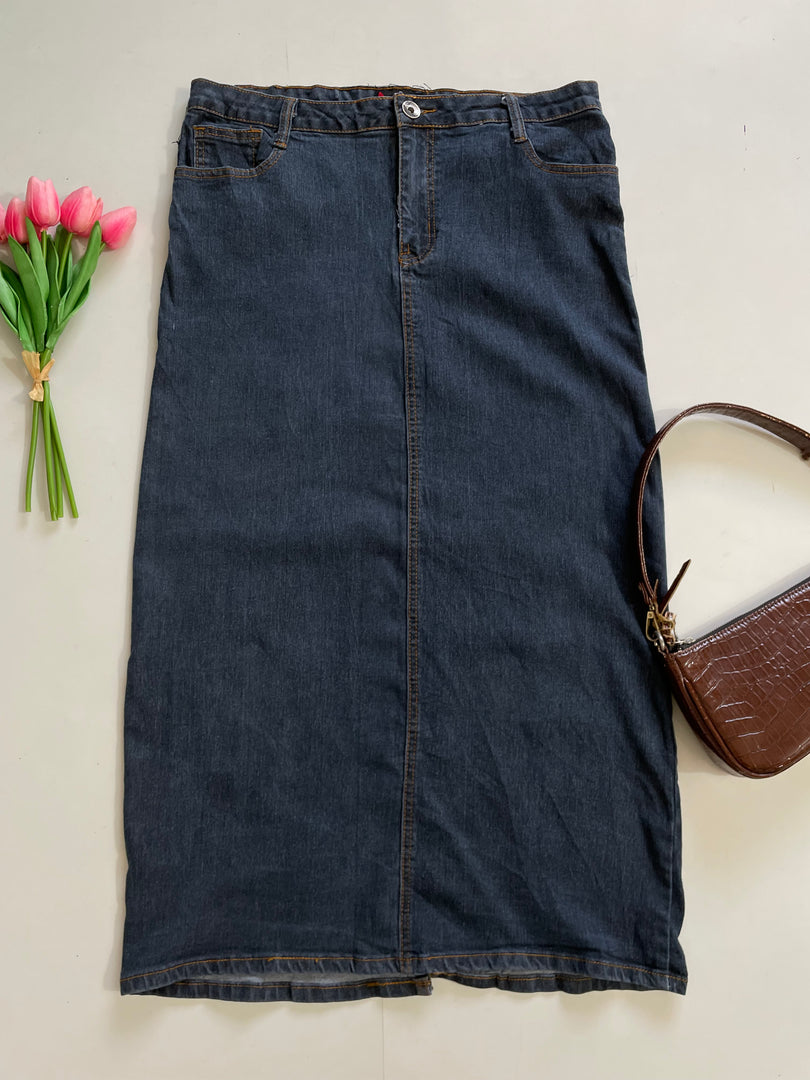 Zzvet Denim Skirt-Waist 34