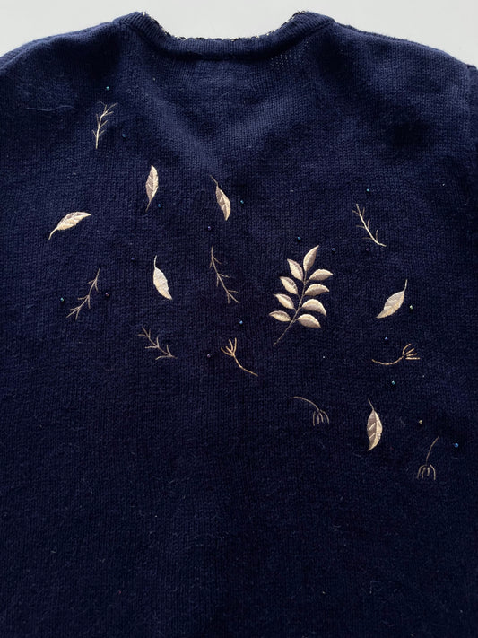 Christopher & Banks Embroidered Vintage Sweater-Bust 42