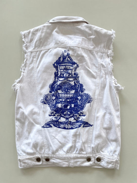 Leshop Denim Vest-Chest 38