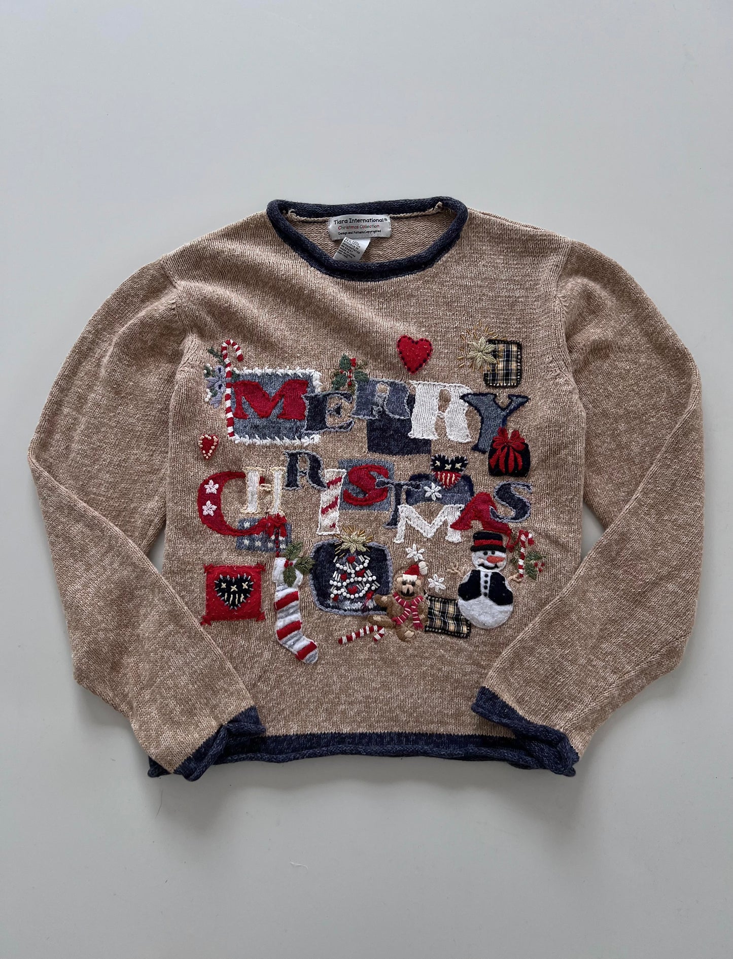 Tiara International Christmas Sweater-Bust 40