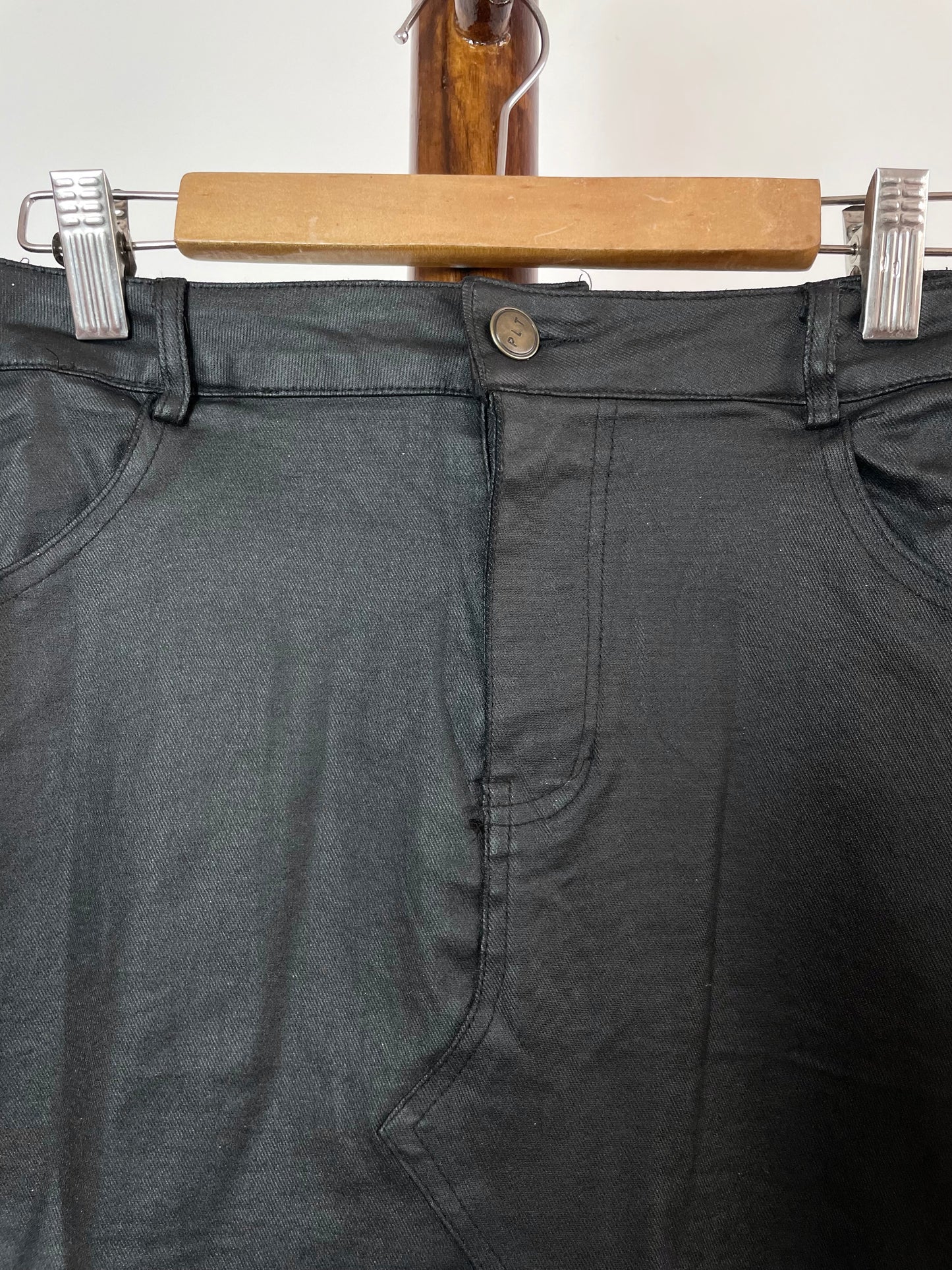 Pretty Little Thing Leather Skirt-Waist 32