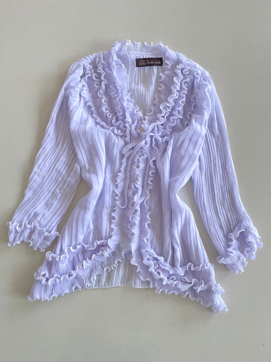 Duohui Fushi Sheer Top-Bust 44