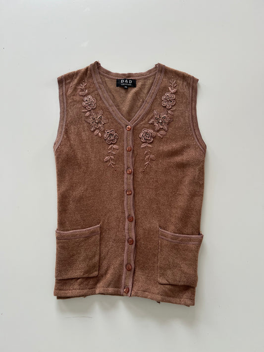 D&D Collection Embroidered sweater-Bust 44