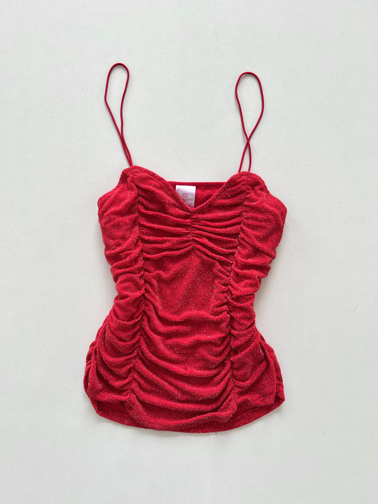 No Boundaries Shimmer Top-Bust 34 to 36