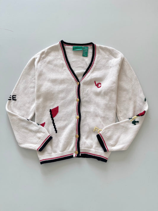 Liz Claiborne Embroidered Cardigan Sweater-Bust 40