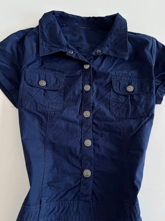 Blue Dress-Bust 40
