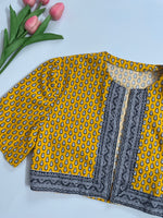 Load image into Gallery viewer, YELLOW SHRUG TOP - BUST 38
