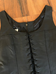 Leather Top-Bust 34