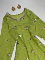 Load image into Gallery viewer, Embroidered Sheer Kurti-Bust 46
