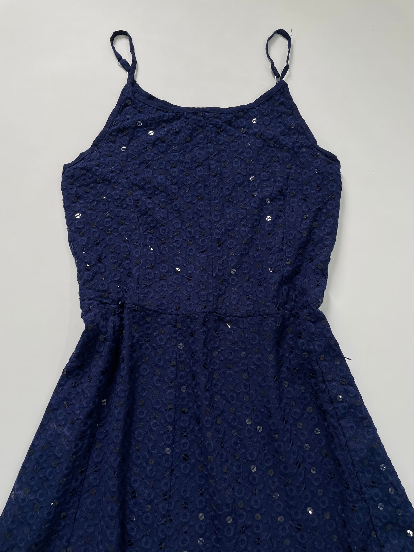 Embroidered Sequin Dress-Bust 38