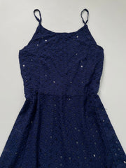 Embroidered Sequin Dress-Bust 38