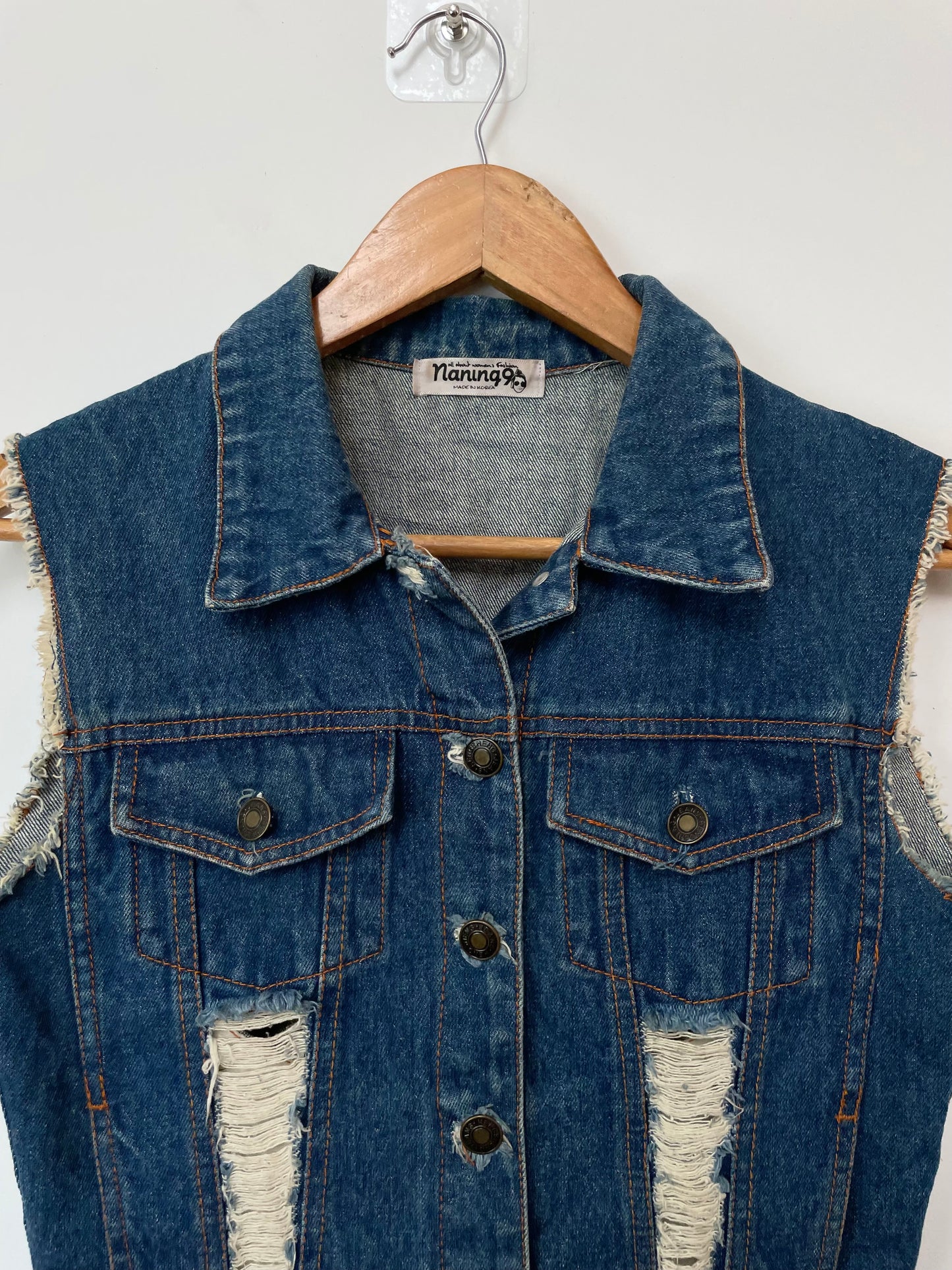 Naning Denim Vest-Bust 32