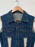 Load image into Gallery viewer, Naning Denim Vest-Bust 32