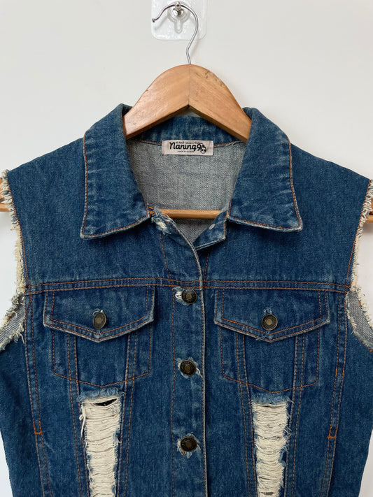 Naning Denim Vest-Bust 32