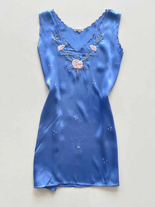 Vintage 100% Pure Silk Embroidered Top-Bust 36