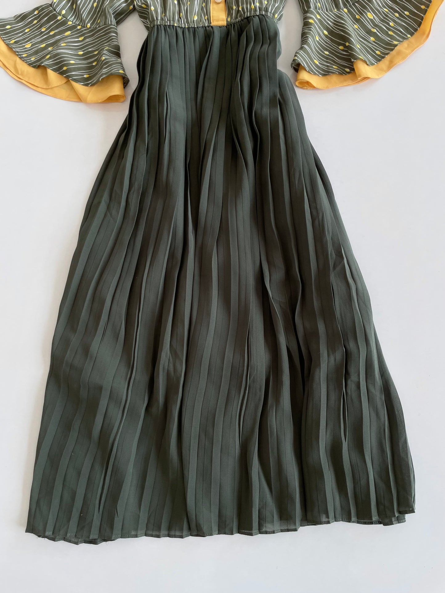 Vintage Green Dress-Bust 34