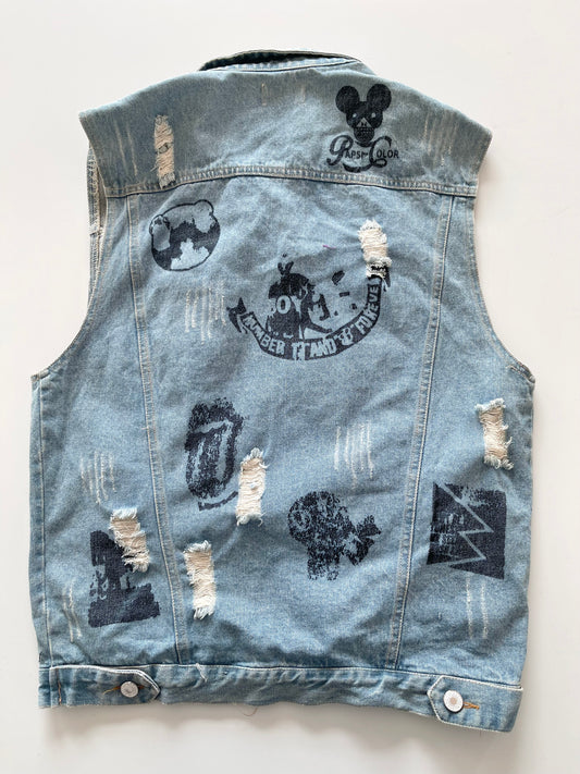 Style Denim Jacket-Bust 40