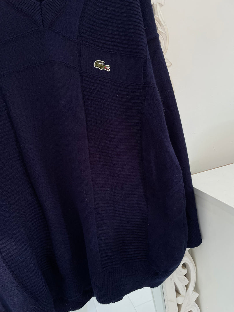 Lacoste Vintage Blue Sweater-Bust 48