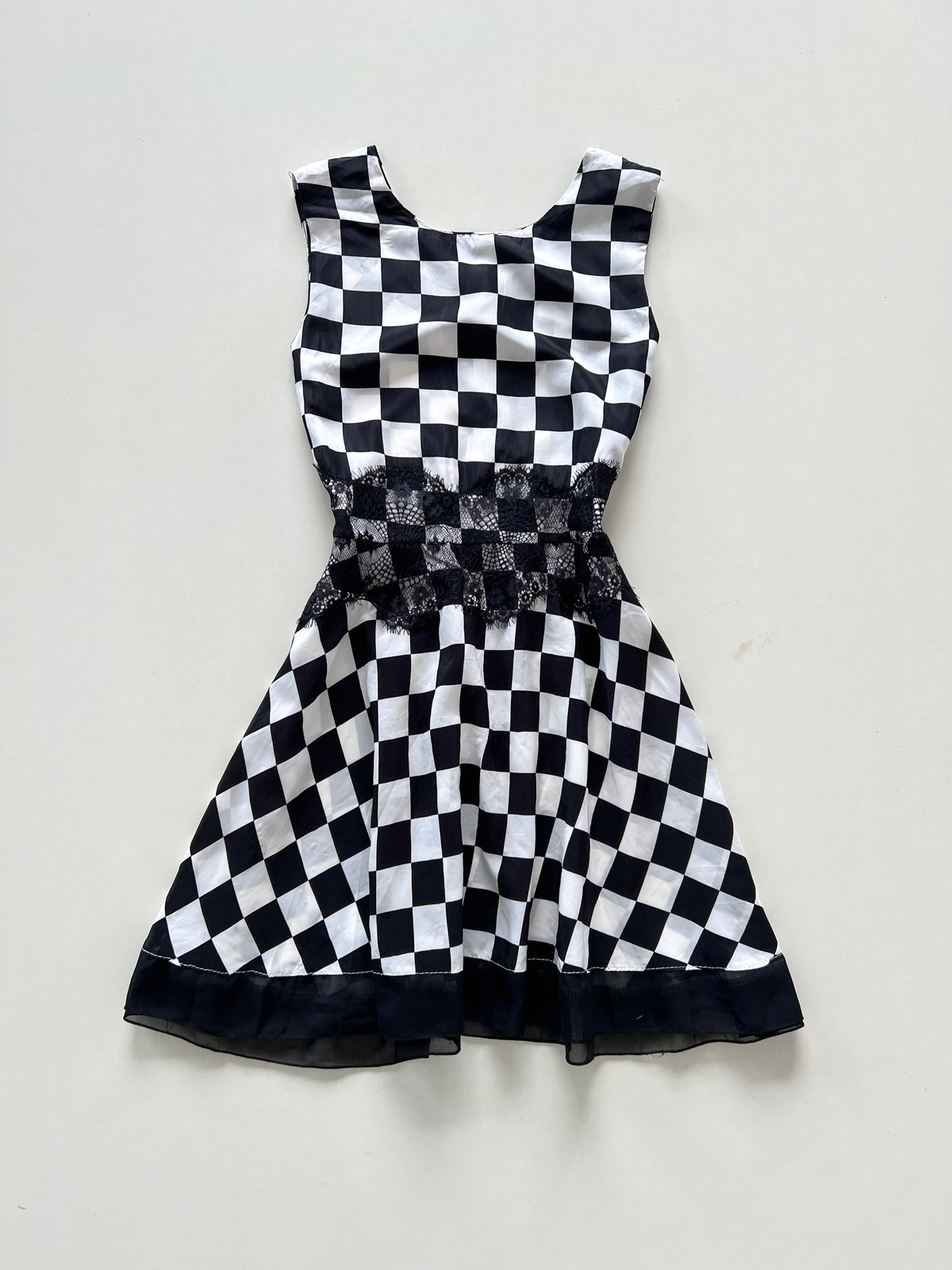 Y2k Checkered Dress-Bust 30