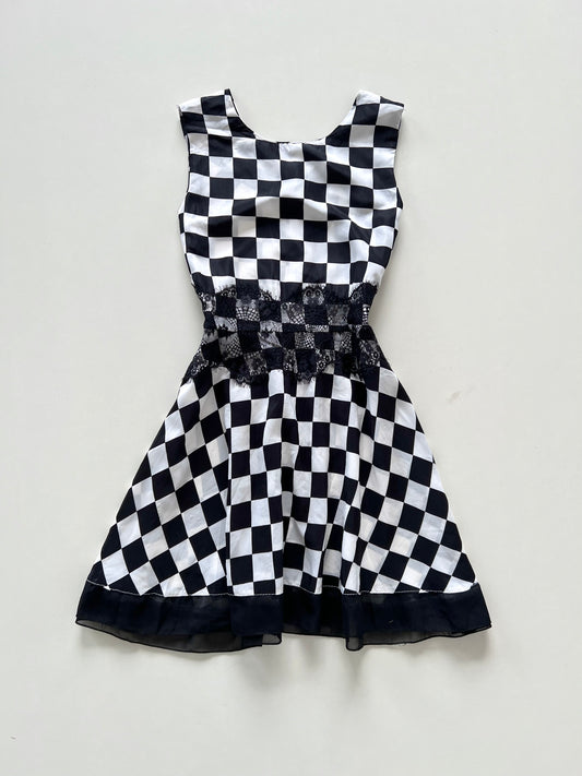 Y2k Checkered Dress-Bust 30