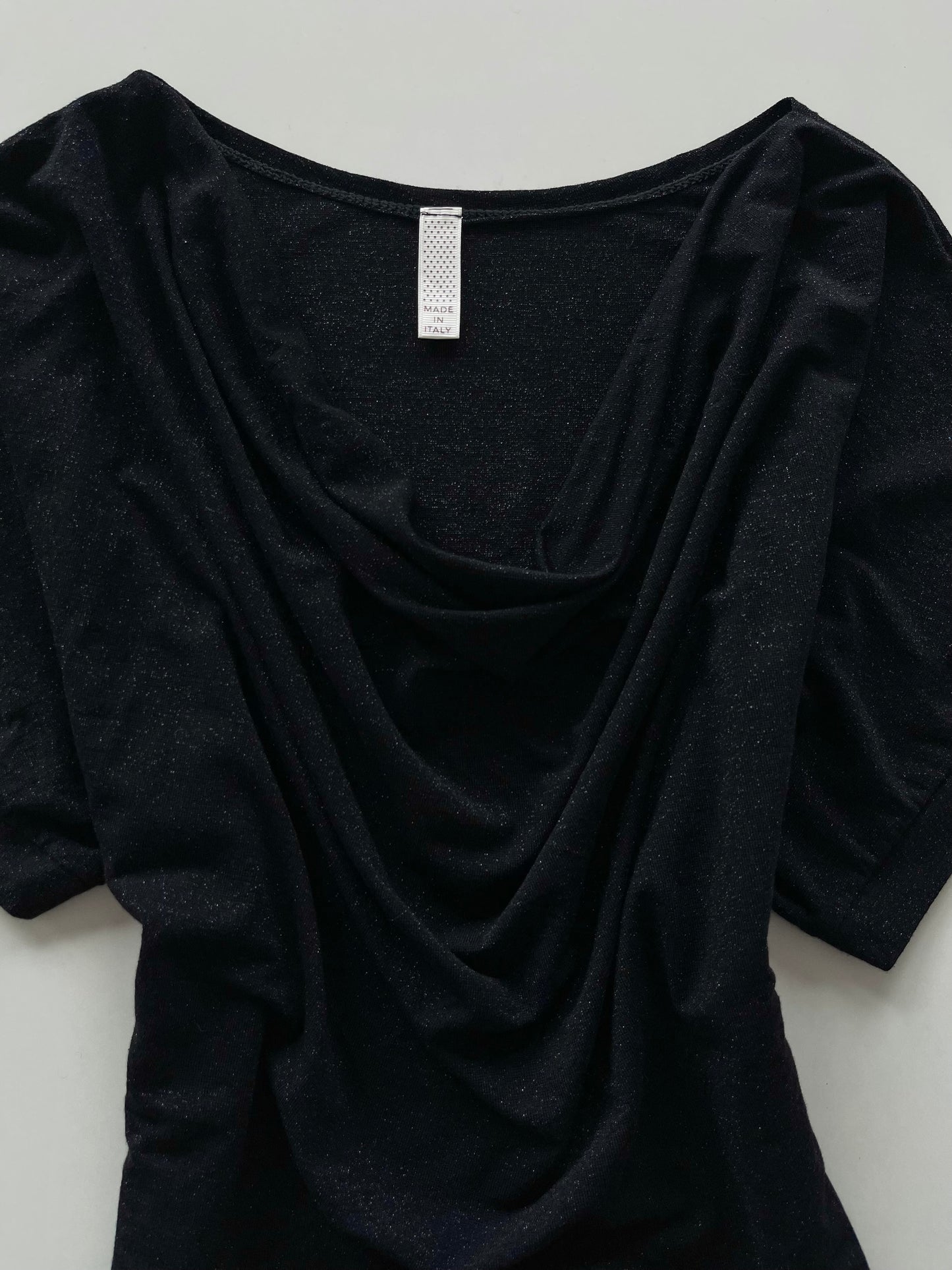 Cowl Neck Shimmer Top-Bust 44 to 46