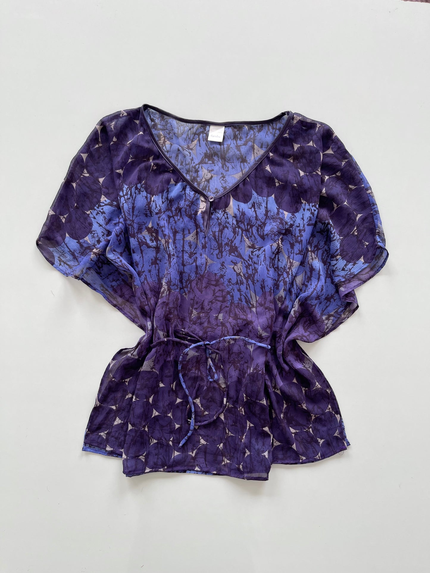 Camaieu Sheer Vintage Top-Bust 38 to 40