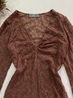 Load image into Gallery viewer, Jacqui E Semi Sheer Top-Bust 32 to 34