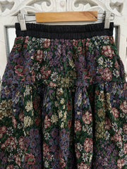 Vintage Jacquard Skirt-waist 26 to 32