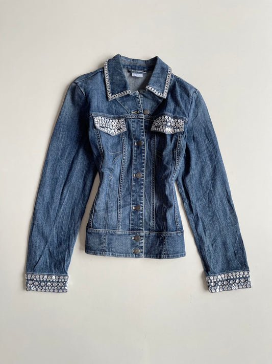 Madeleine Embellished Denim Jacket -Bust 36